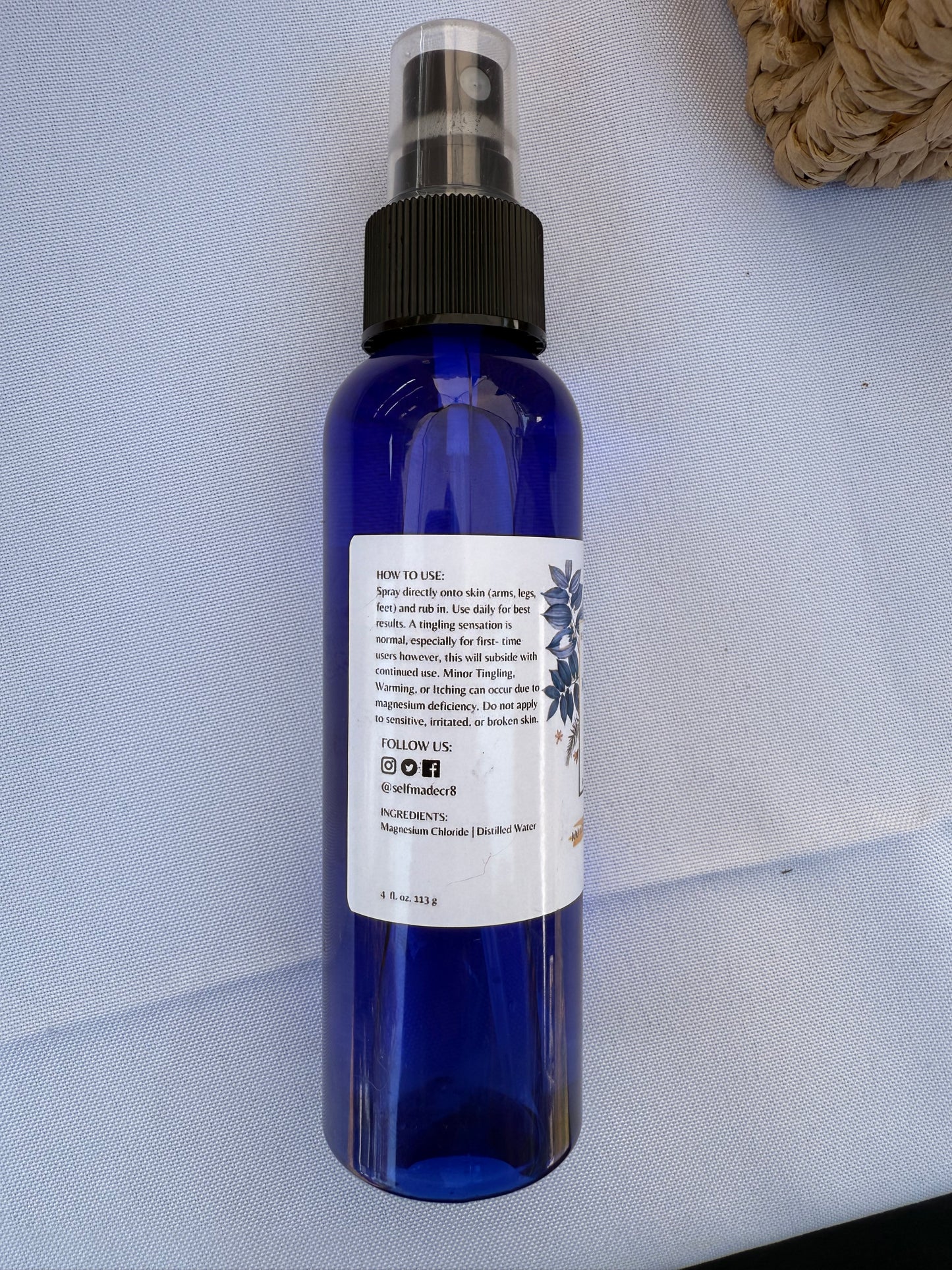 Magnesium Oil Spray- 100% Natural muscle Relief & Relaxation 4oz