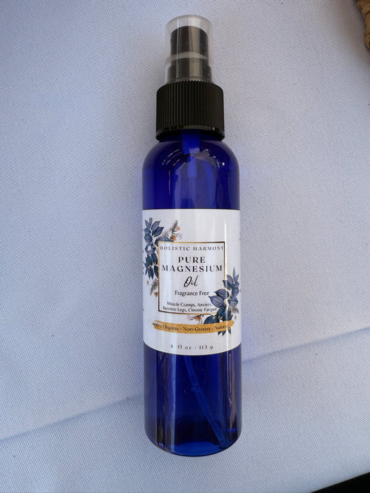 Magnesium Oil Spray- 100% Natural muscle Relief & Relaxation 4oz
