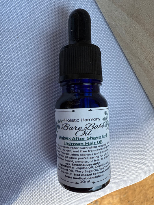 Natural Bare Babe Oil- Unisex Aftershave 15ml Bottle