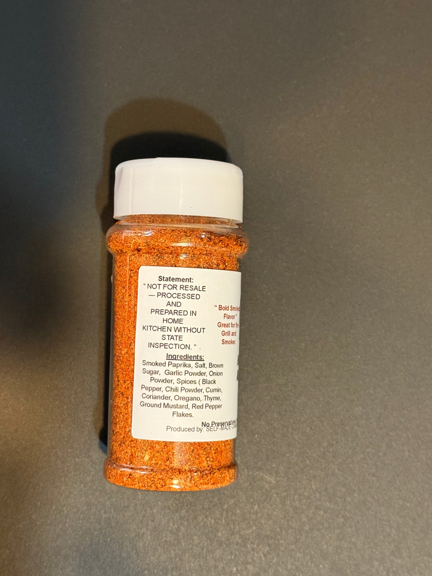 SOLD IN VIRGINIA ONLY Homestyle Mild Mix – Smoked Grill Seasoning | Uncle Red’s Seasonings | Smooth, Smoky, Flavorful 3oz