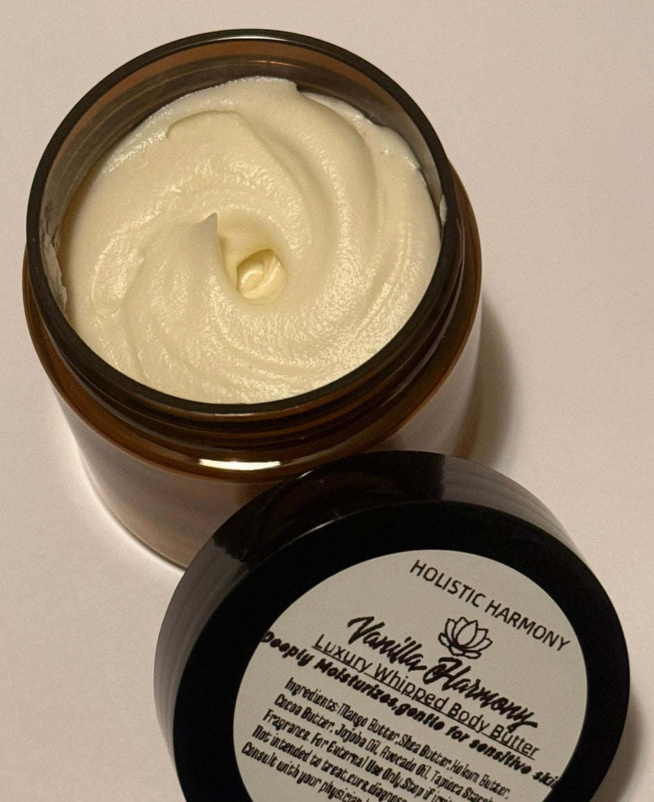 Holistic Harmony Luxury Whipped Body Butter - Non greasy and Restorative